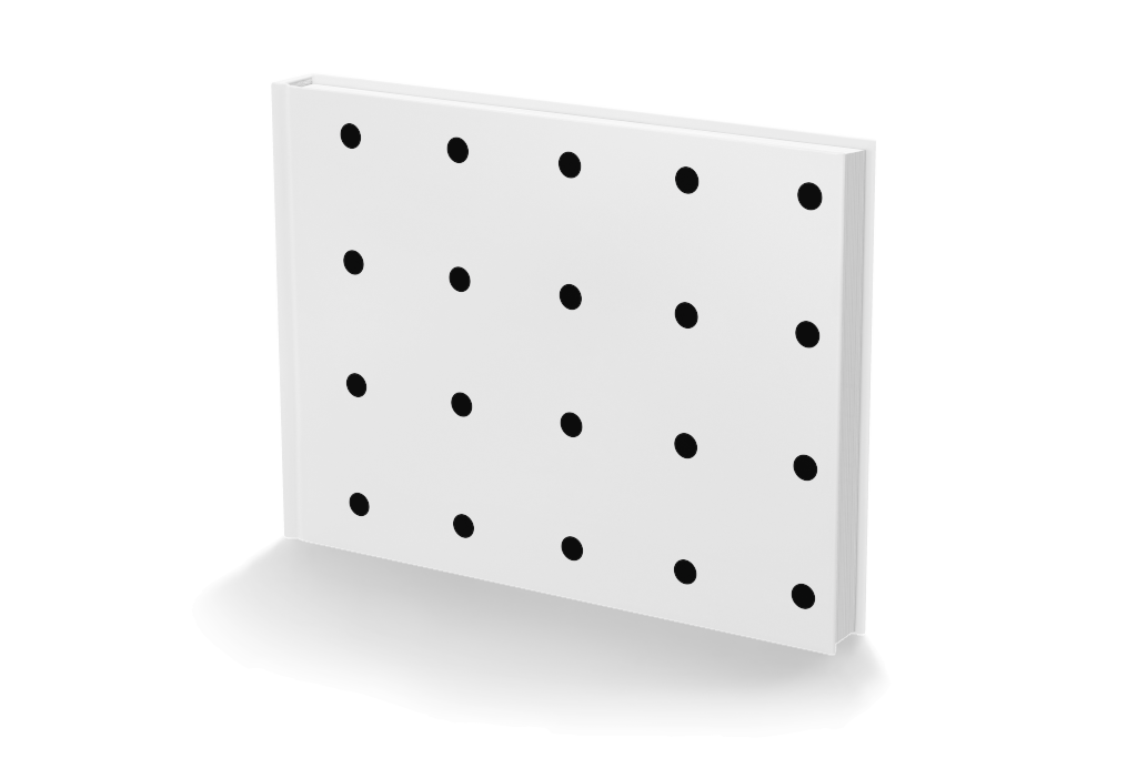 Book 1022 — Hardcover, no jacket, standing mockup surface