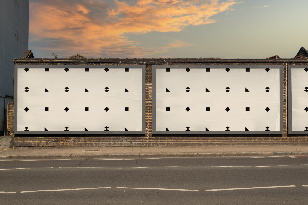 Billboard 2479 — Multiple, on wall mockup surface