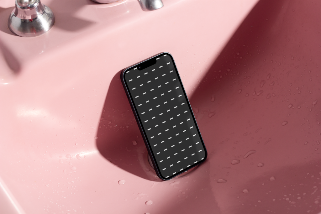 Device C03 036 — Phone mockup surface