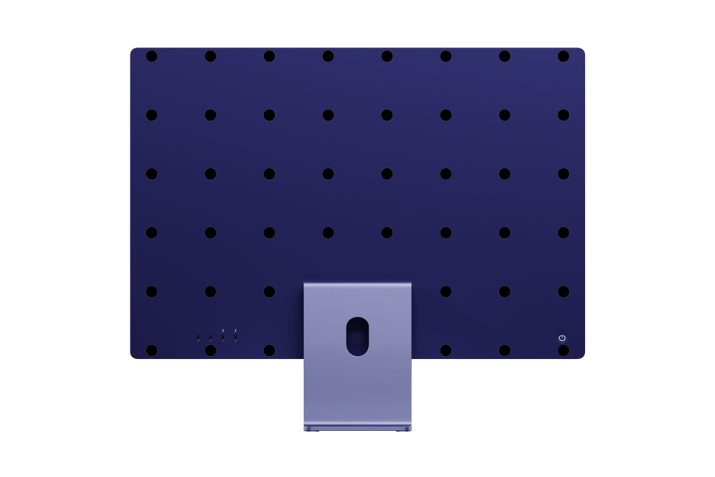 Object 2438 — 24-inch, purple mockup surface