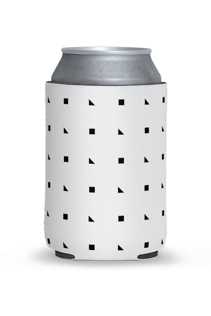 Koozie 1982 — On aluminum can mockup surface