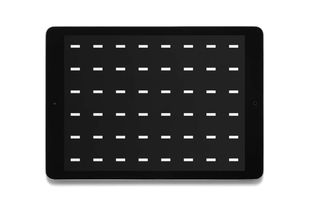 Display 0870 — Tablet, horizontal mockup surface