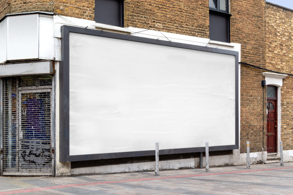 Billboard 2317 — On building mockup surface