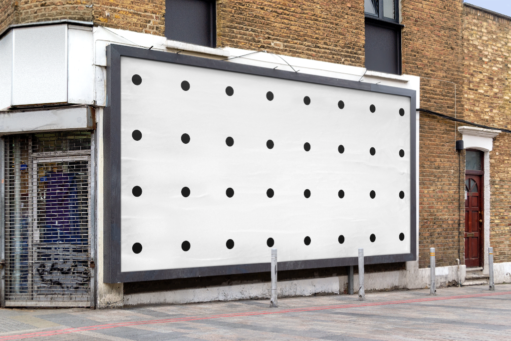 Billboard 2317 — On building mockup surface