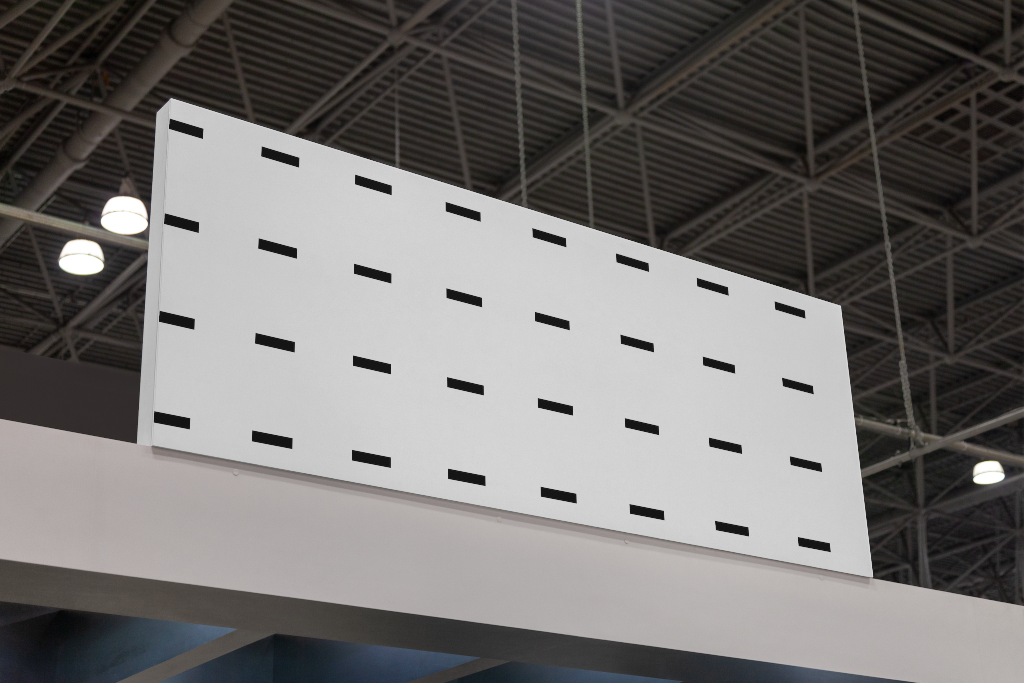 Sign 1621 — Trade show mockup surface