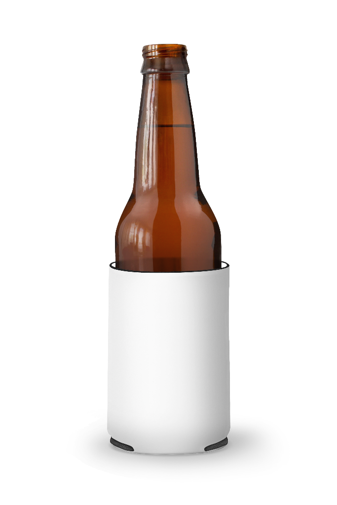 Koozie 1999 — On bottle mockup surface