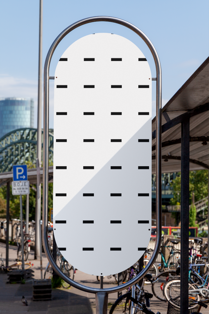 Sign 1856 — Freestanding mockup surface