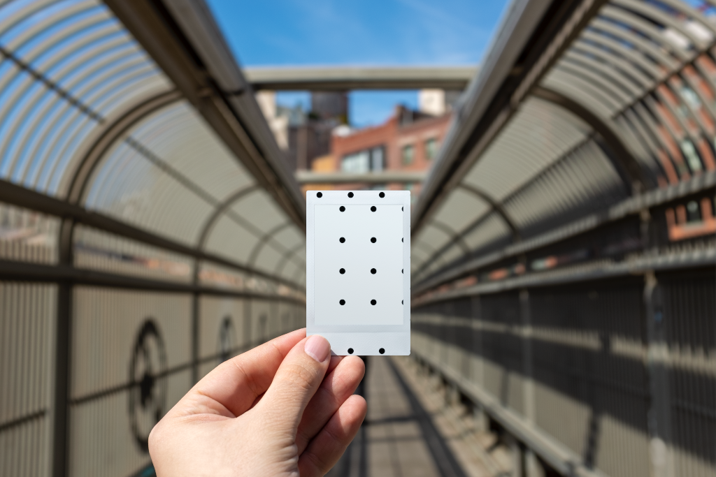 Object 2075 — Polaroid, held mockup surface