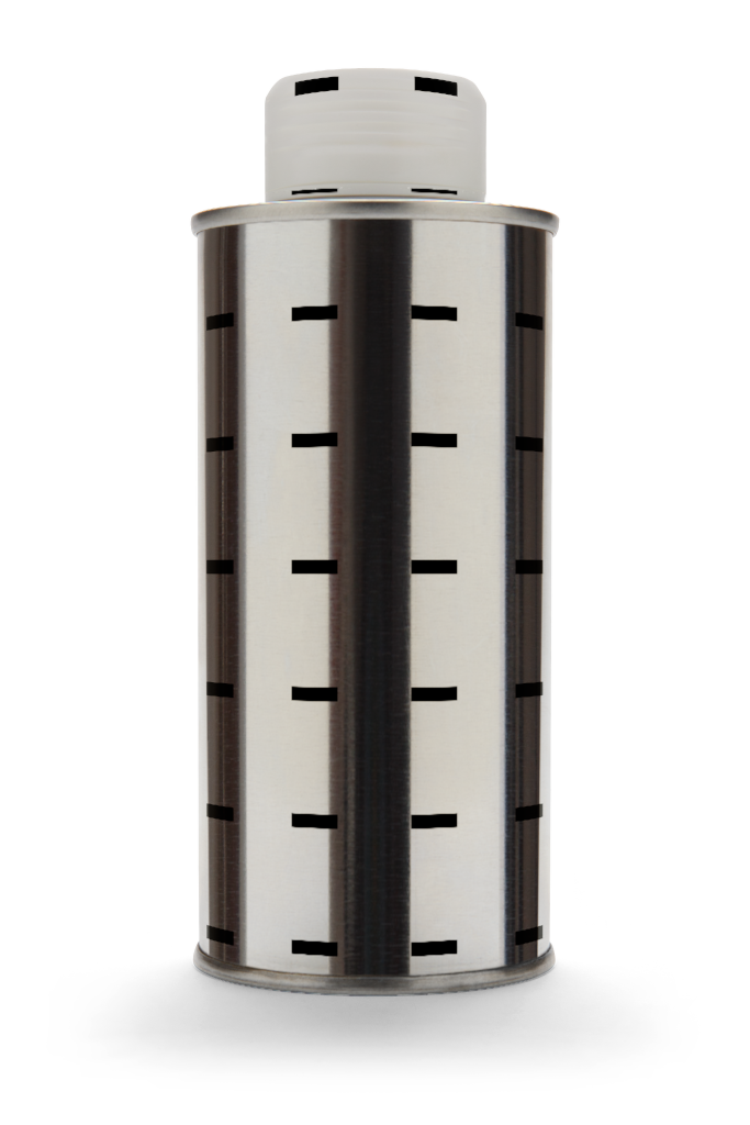 Packaging 0665 — Metal mockup surface