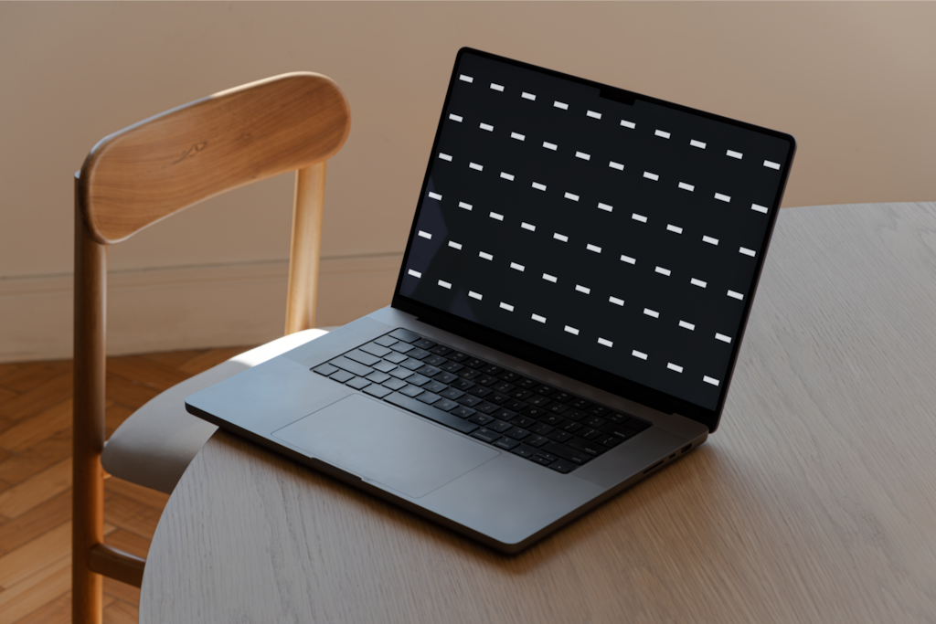 Device C03 041 — 16-inch laptop mockup surface