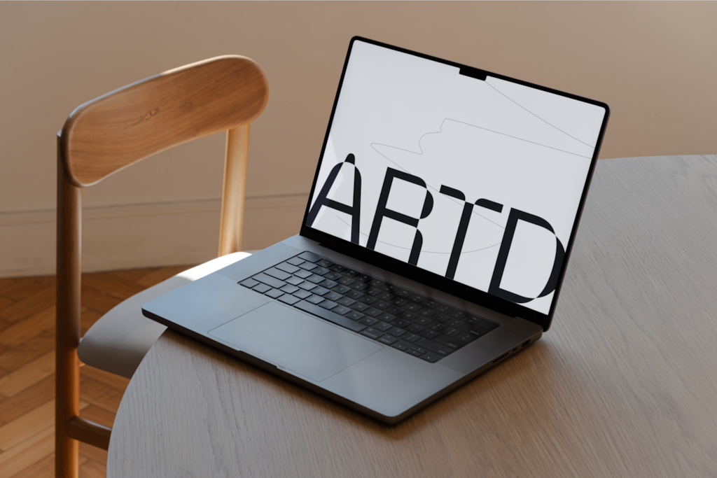 Device C03 041 — 16-inch laptop mockup surface