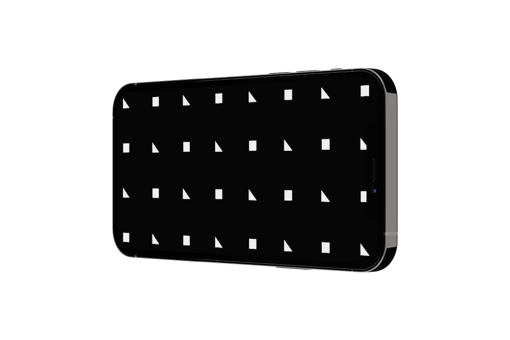 Display 2218 — Phone, graphite horizontal mockup surface