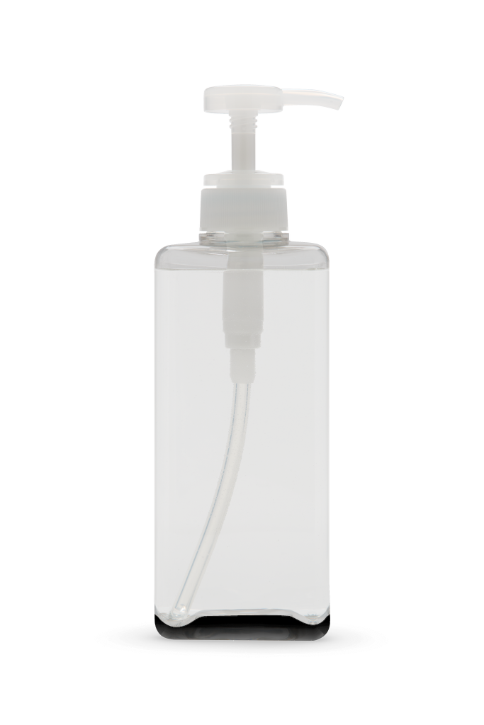 Bottle 0899 — Plastic, with pump mockup surface