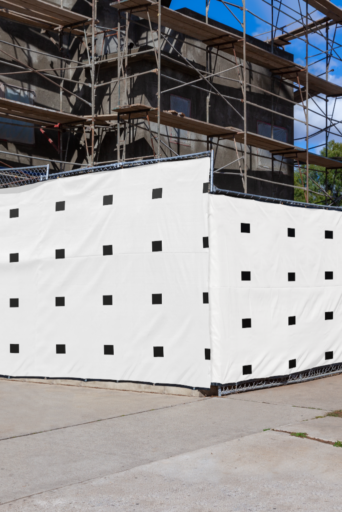 Banner 1800 — Hoarding fence mockup surface