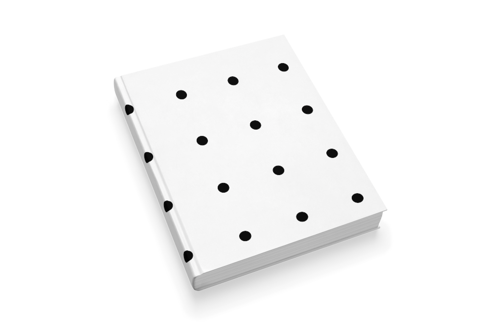 Book 0987 — Hardcover, no jacket, closed mockup surface