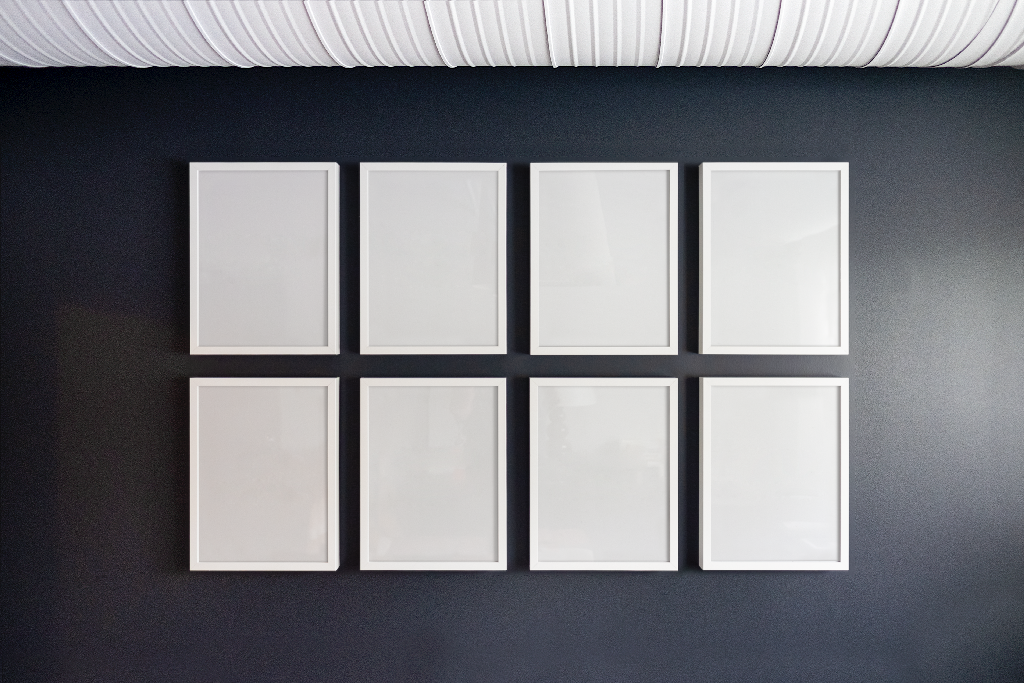 Print 2146 — Multiple, framed mockup surface