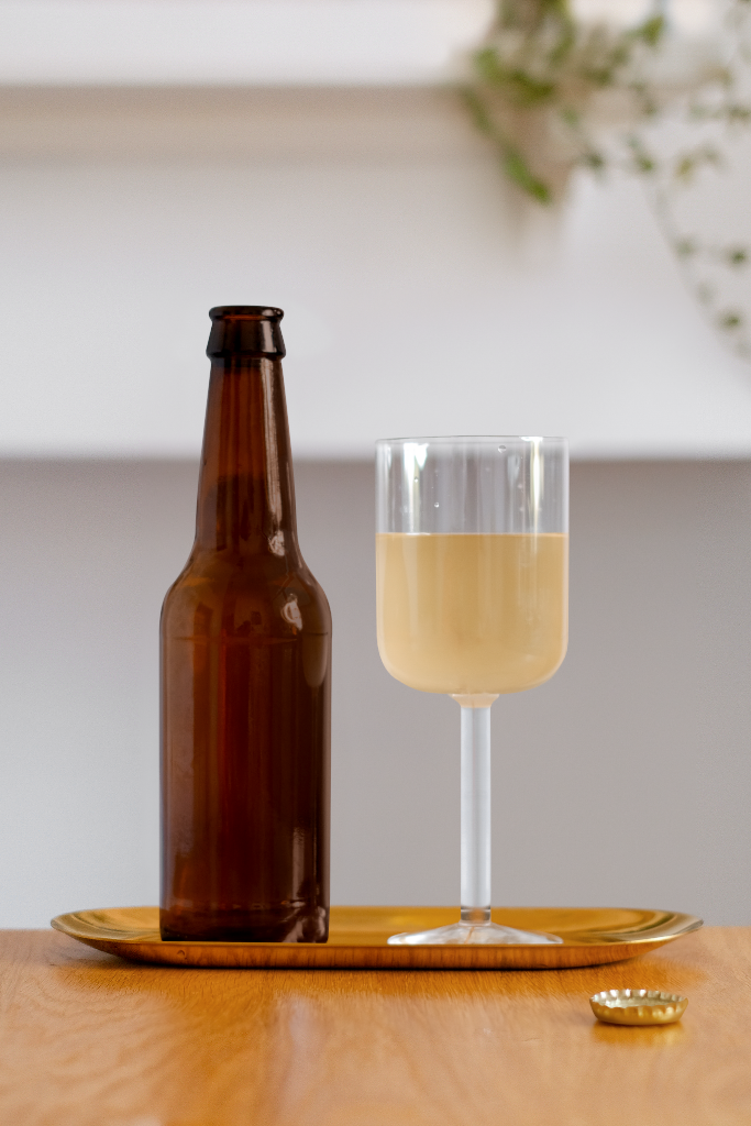 Bottle 2093 — Beer, with glass mockup surface