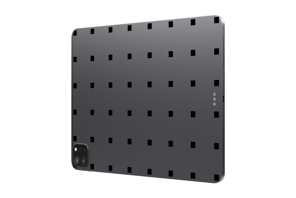 Object 2379 — Tablet, gray horizontal mockup surface