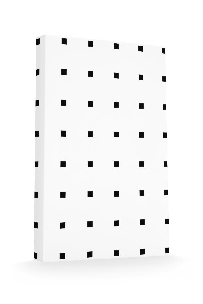 Book 1051 — Softcover, standing mockup surface