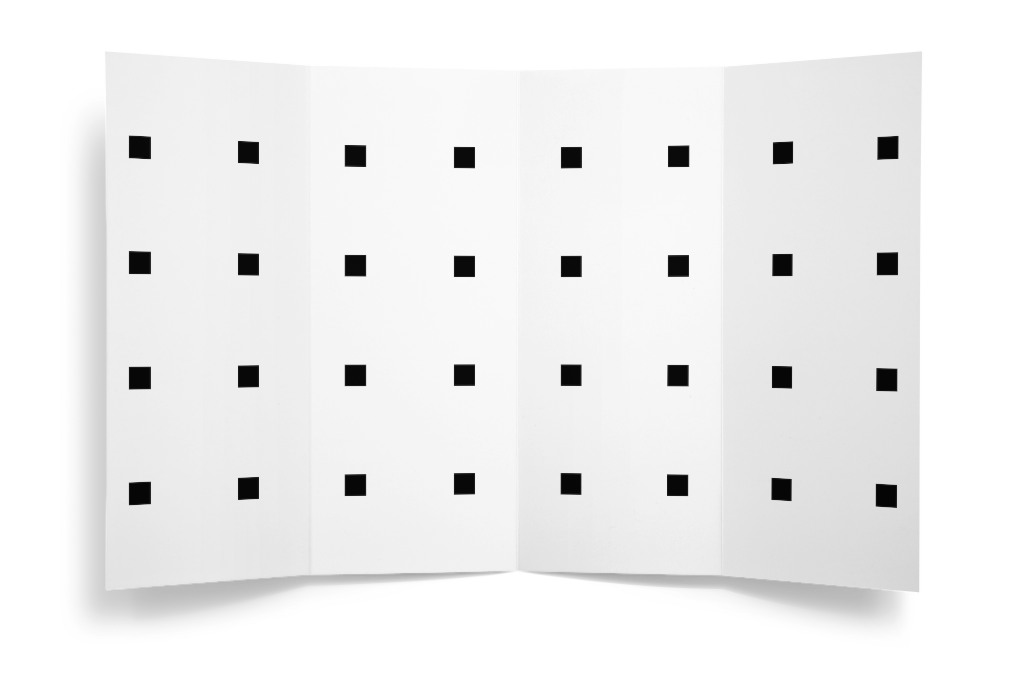 Brochure 0330 — Gate fold, unfolded mockup surface