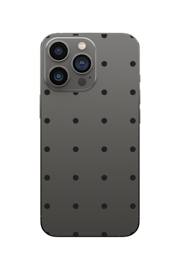 Object 2630 — Phone, graphite vertical mockup surface