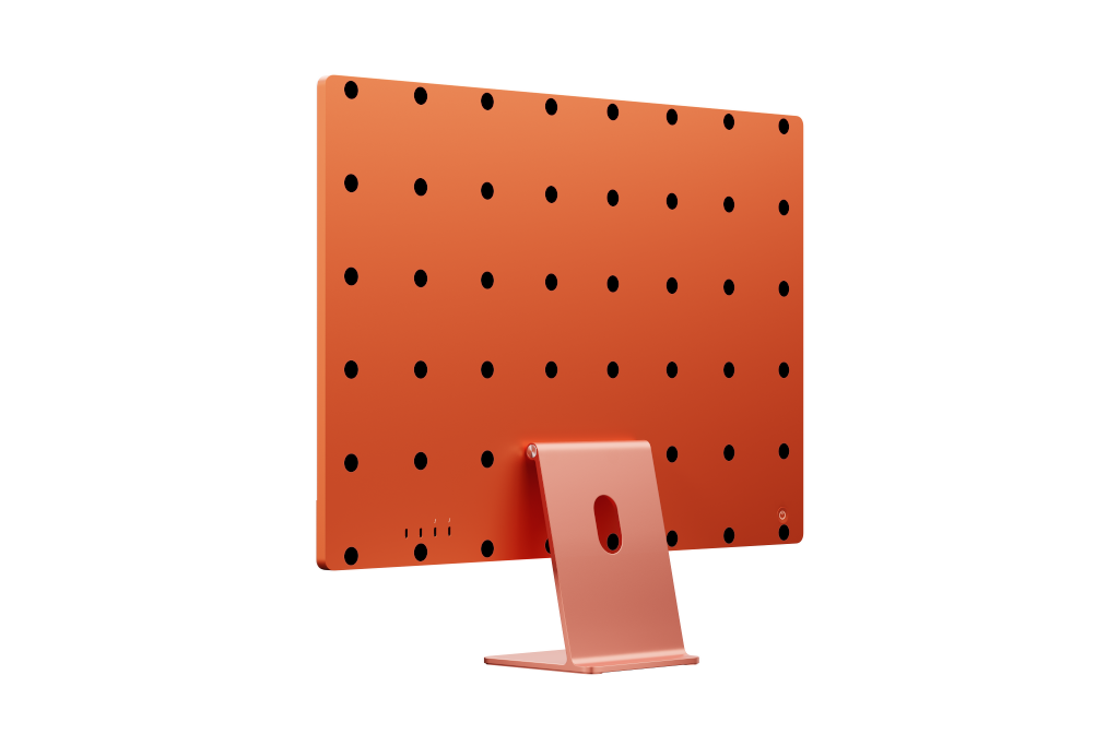 Object 2425 — 24-inch, orange mockup surface