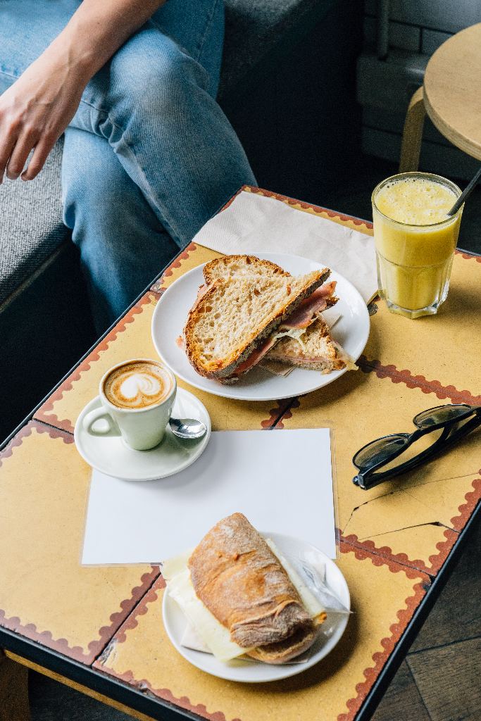 Flyer 2052 — Laminated, on table mockup surface