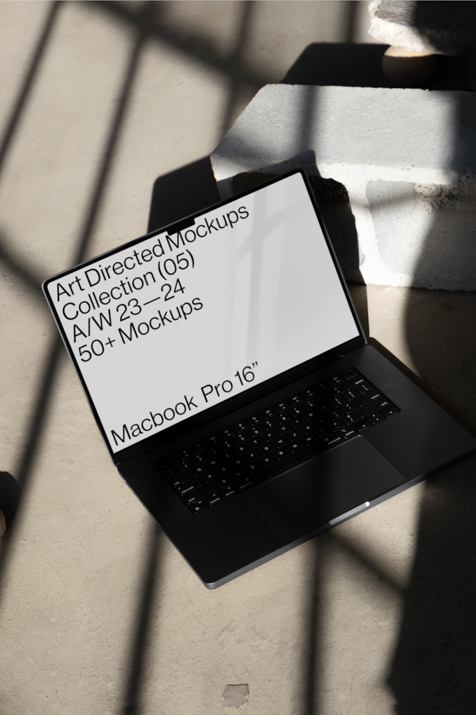 Macbook C05-061 — 16-inch laptop mockup surface
