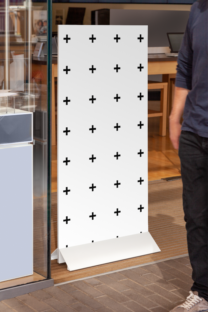 Sign 1816 — Standee mockup surface