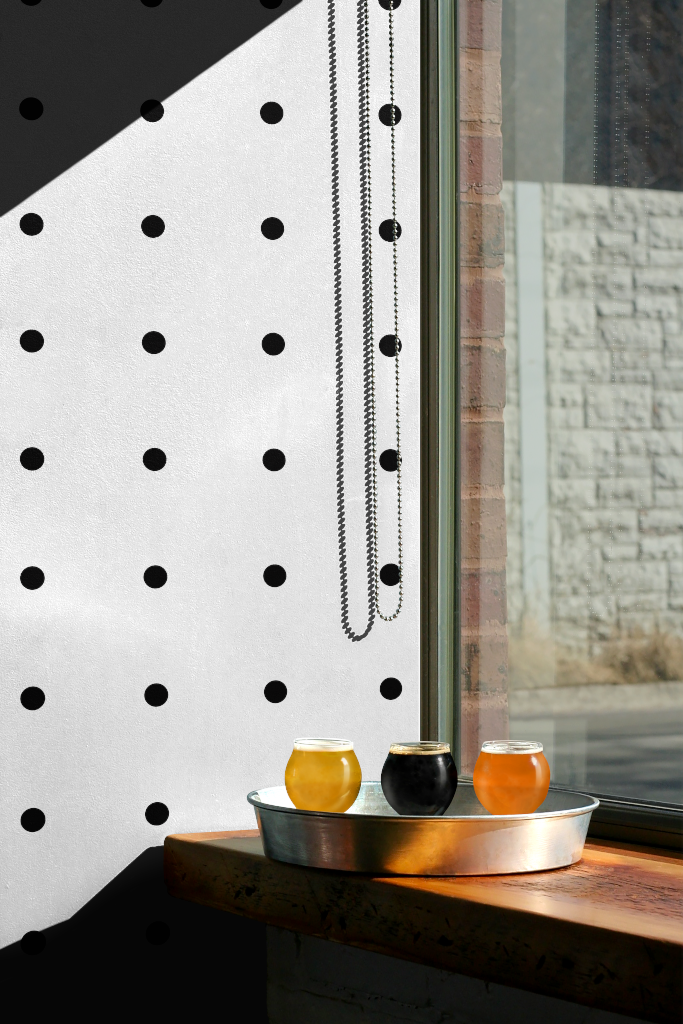 Wall 1992 — With beer flight mockup surface