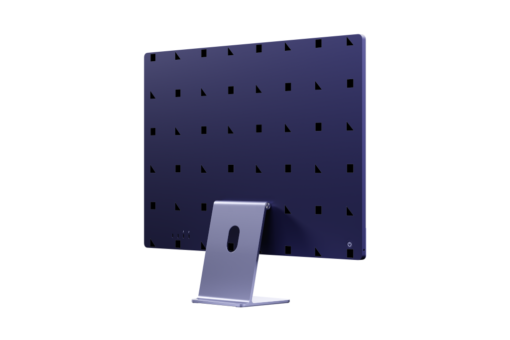 Object 2439 — 24-inch, purple mockup surface