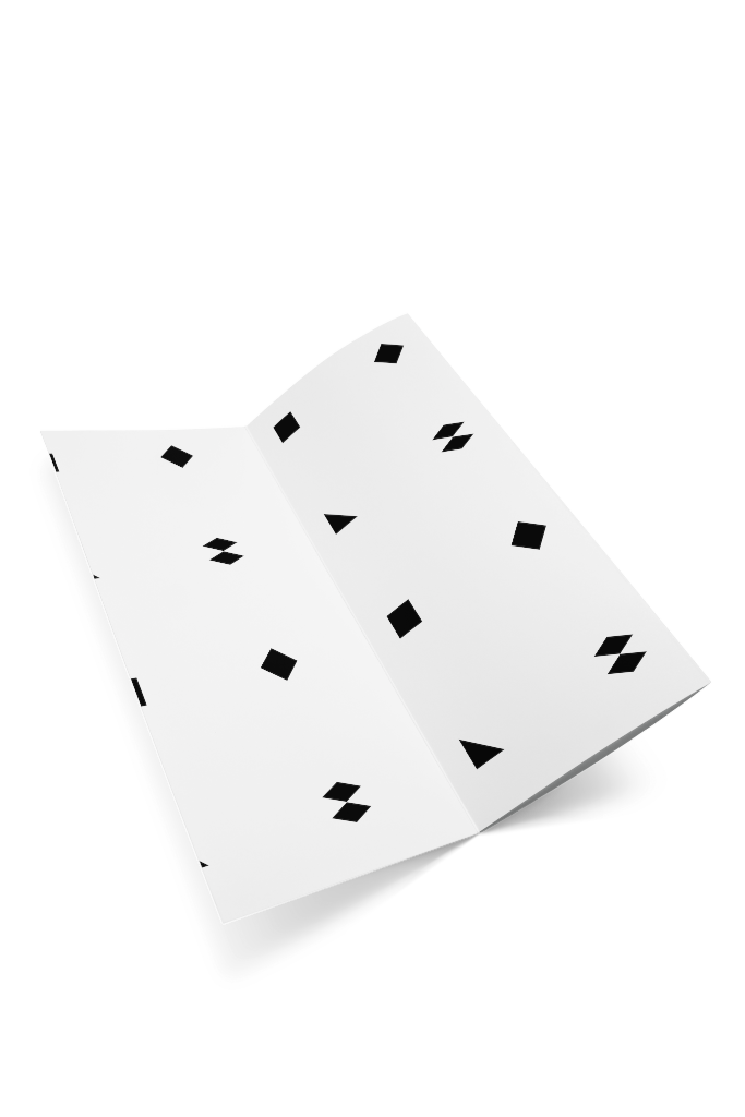 Brochure 0315 — Z-fold, open mockup surface