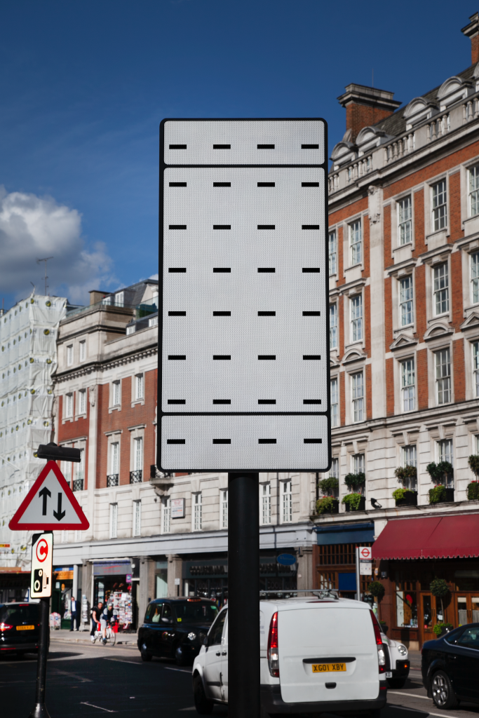 Sign 1958 — Freestanding mockup surface