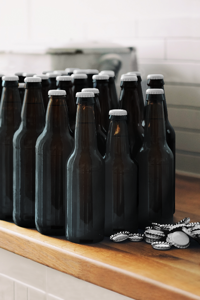 Bottle 1984 — Beer, multiple mockup surface