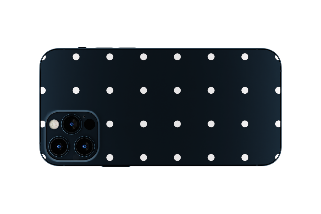 Object 2202 — Phone, pacific blue horizontal mockup surface