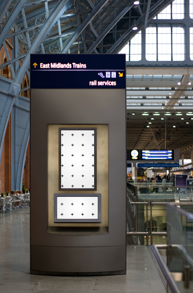 Display 0460 — Train station mockup surface