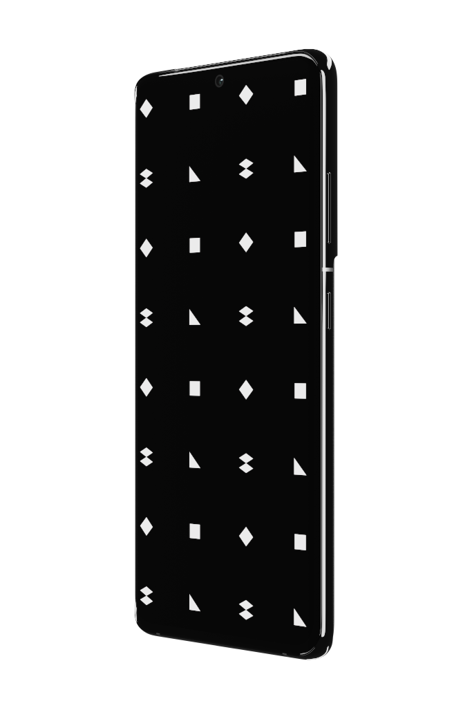 Display 2365 — Phone, black vertical mockup surface