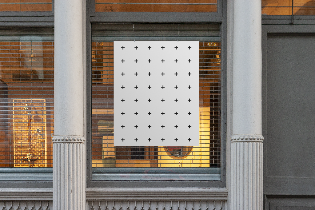 Sign 2574 — Hanging mockup surface