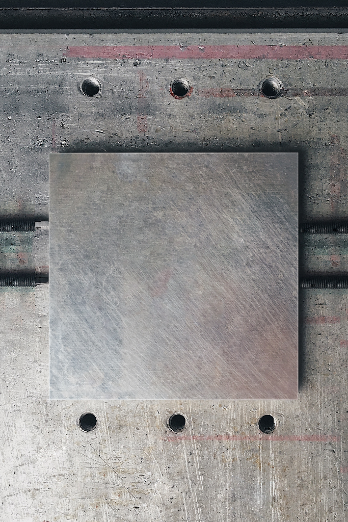 Sign 2264 — Metal, on wall mockup surface