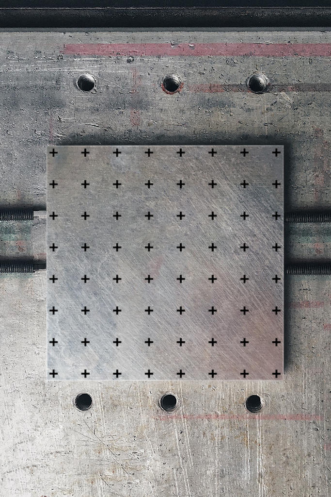 Sign 2264 — Metal, on wall mockup surface