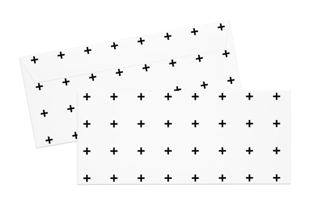 Envelope 0433 — Com10, double mockup surface