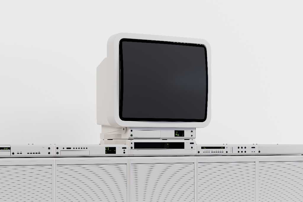 Display 2592 — TV, 27-inch, on console mockup surface