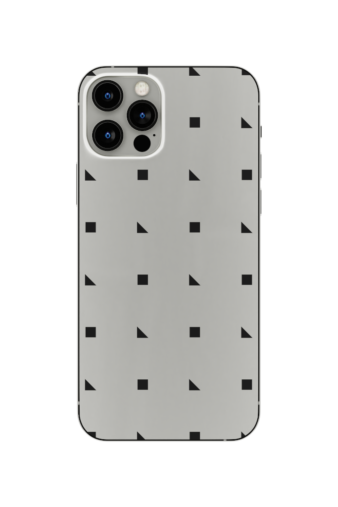 Object 2244 — Phone, silver vertical mockup surface