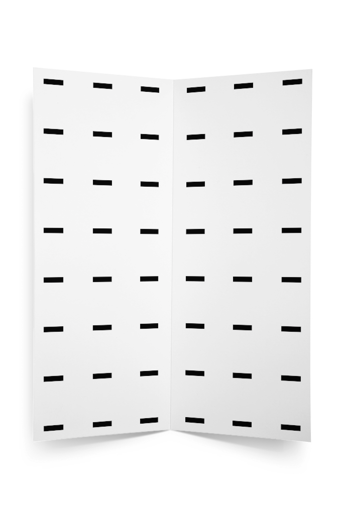 Brochure 0310 — Half fold, open mockup surface