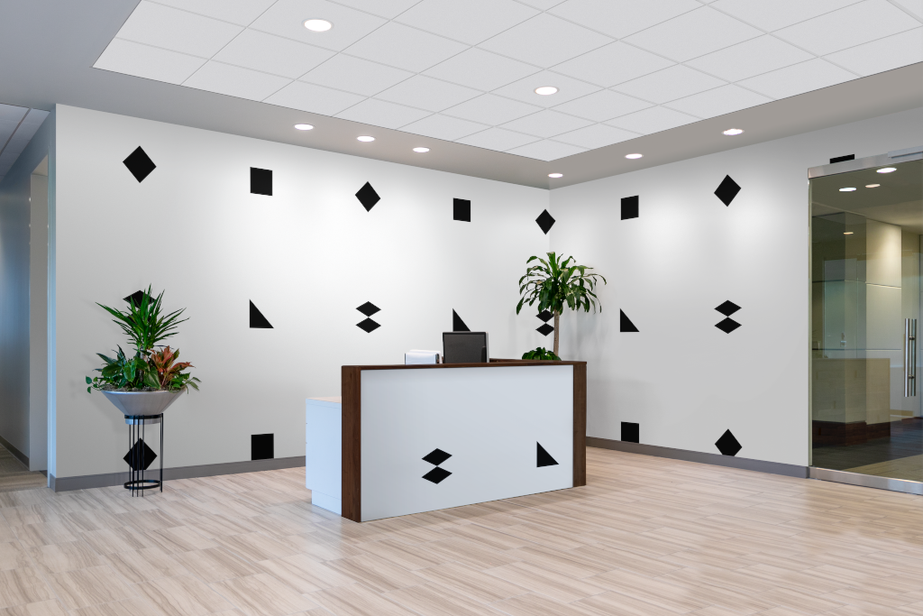 Wall 2008 — Reception mockup surface