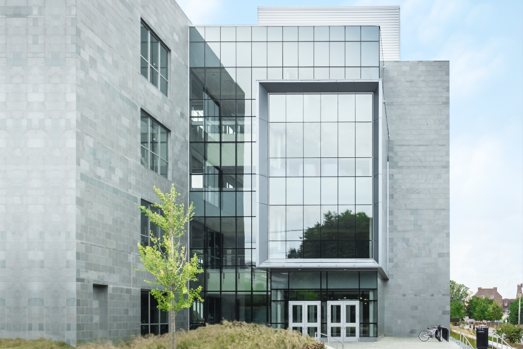 Building 2003 — Front, glass mockup surface