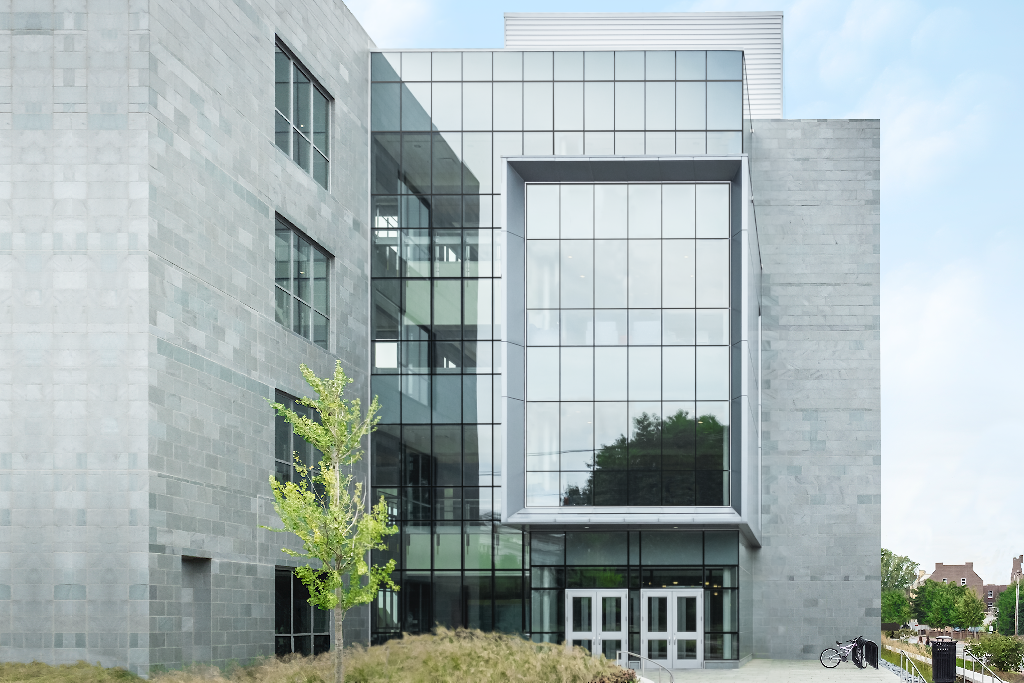 Building 2003 — Front, glass mockup surface