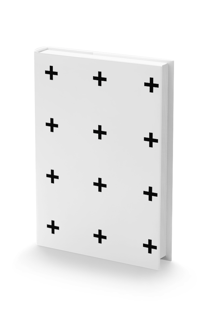 Book 1039 — Hardcover, with jacket, standing mockup surface