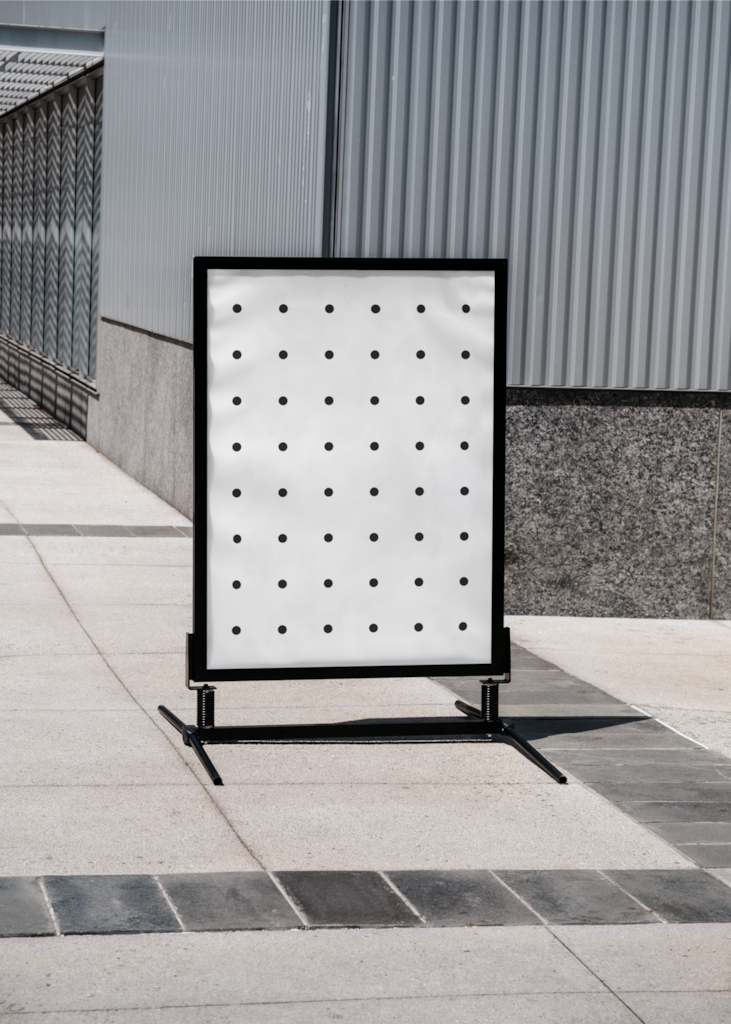 Poster C03 031 — Freestanding mockup surface