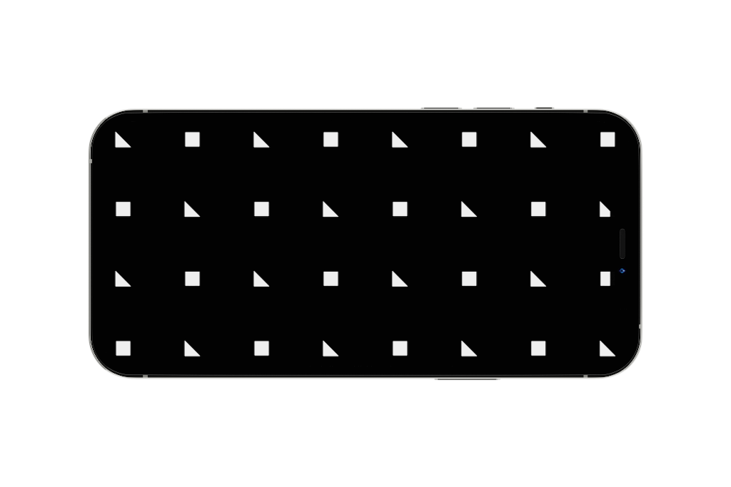 Display 2223 — Phone, silver horizontal mockup surface